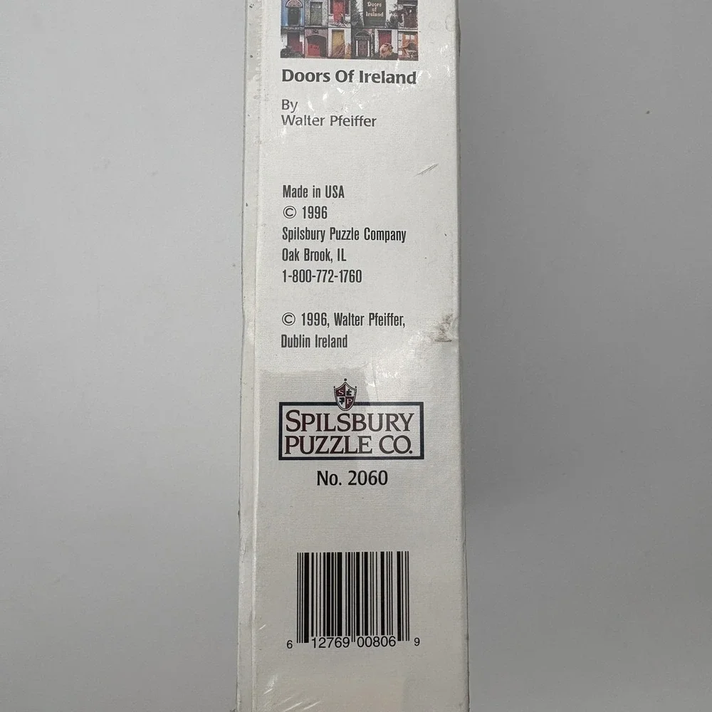 Vintage Spilsbury Doors Of Ireland 1000‎ Piece Jigsaw Puzzle 1996 Sealed Collage